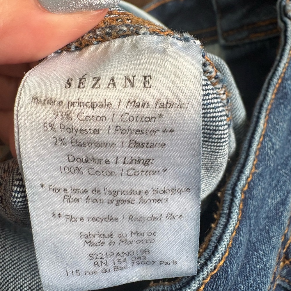 Sezane mid rise skinny jeans - Picture 8 of 8